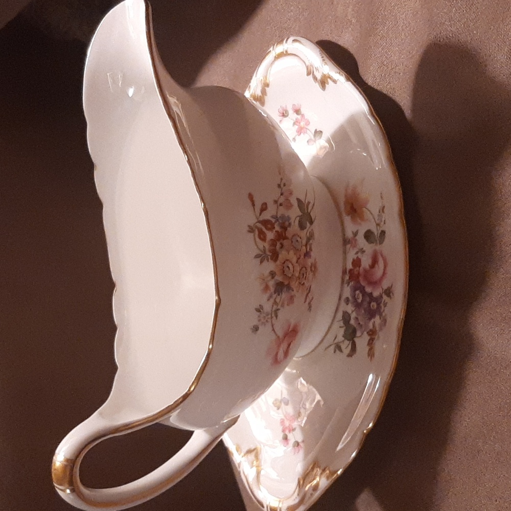1965 Royal Crown Derby Gravy Boat and Underplate